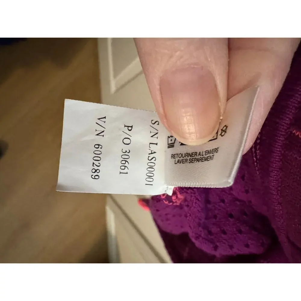 Annika Cutter & Buck Approach Technical Sweater Precision LAS00001 Purple XL